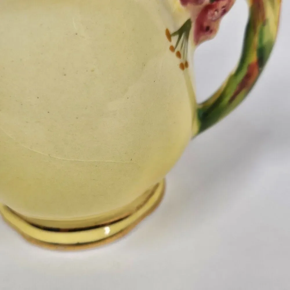 Tiger Lily Yellow Mini Creamer Small Pitcher 2